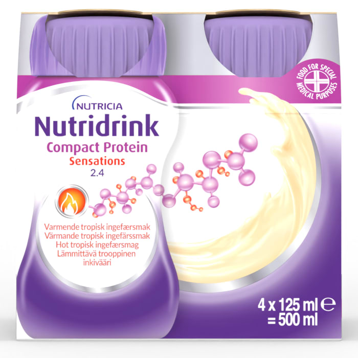 Næring Nutridrink Compact Protein Ingefæ