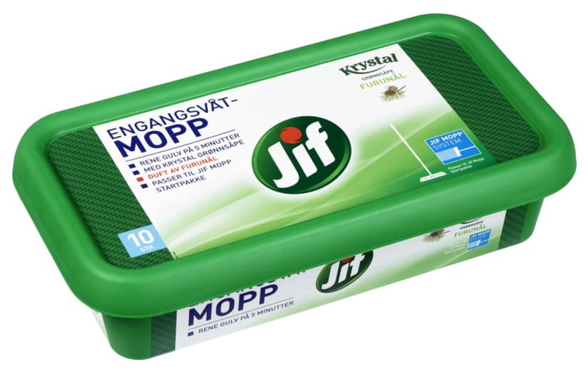 Engangsvåtmopp JIF Furunål
