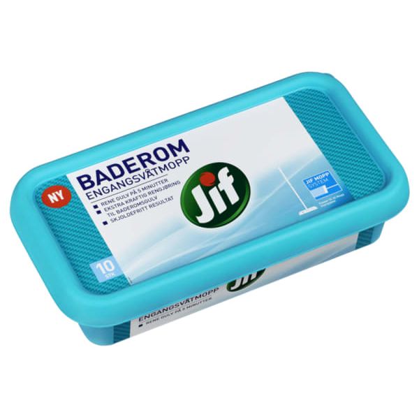 Engangsvåtmopp JIF Baderom