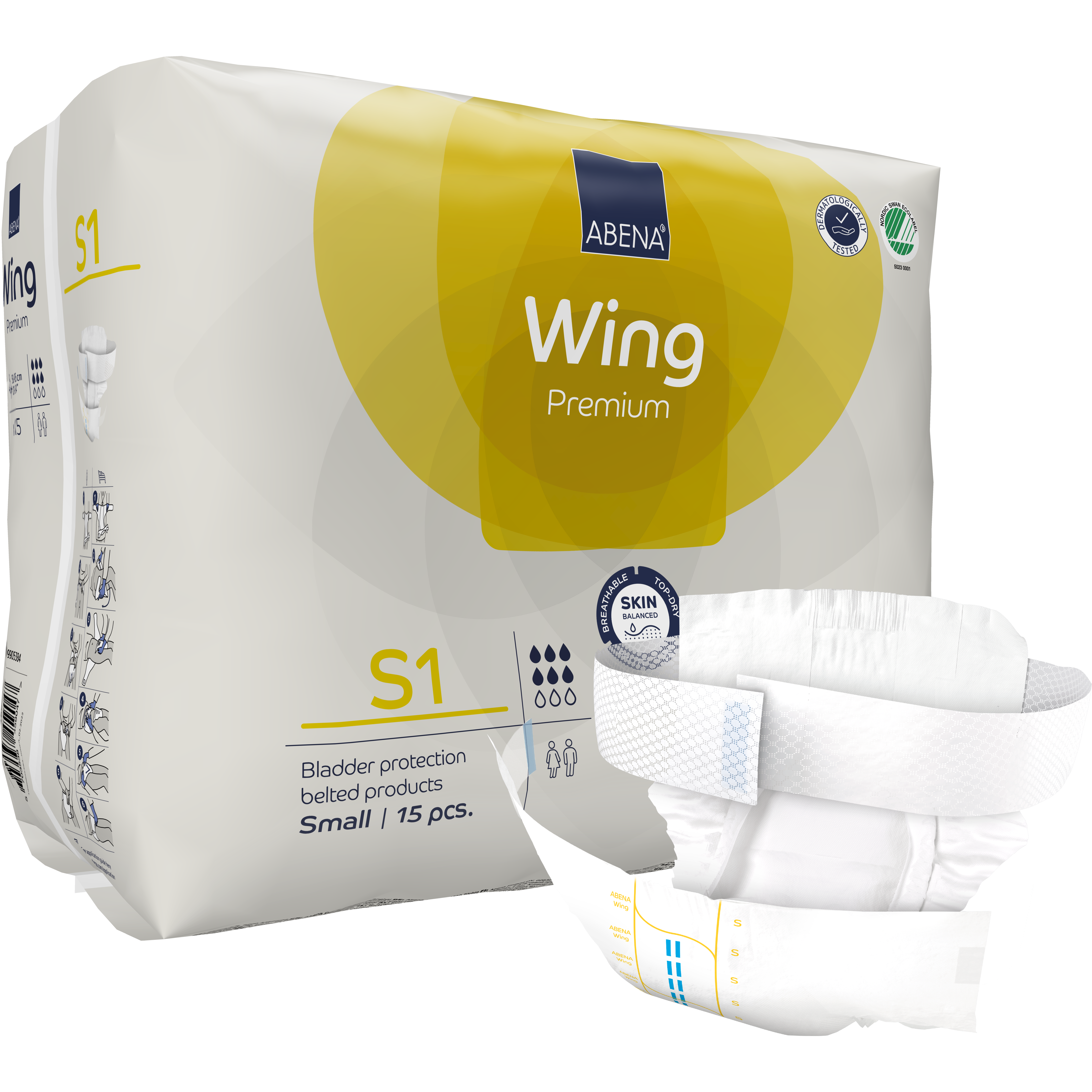 Bleie belte Abena Wing Premium S1