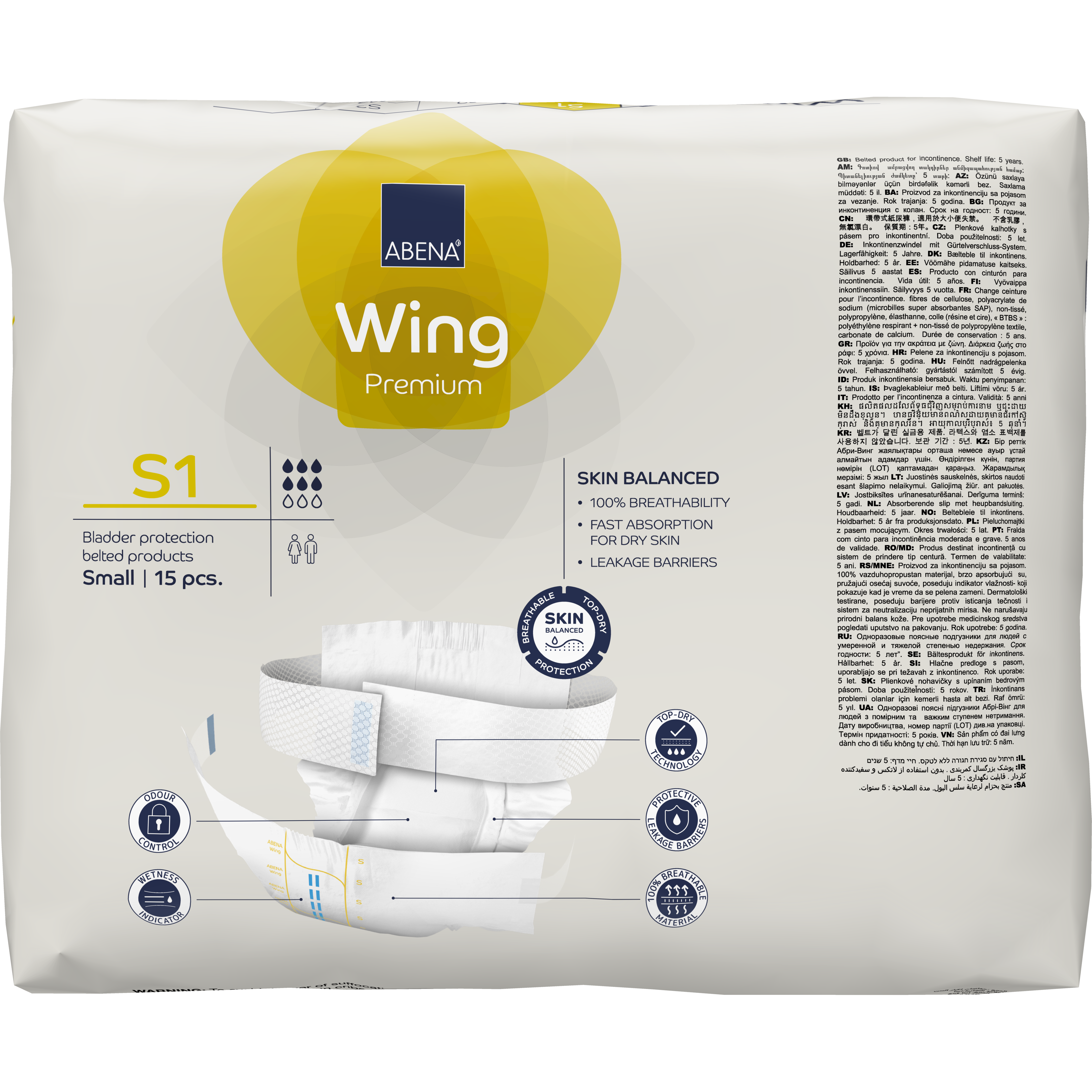 Bleie belte Abena Wing Premium S1