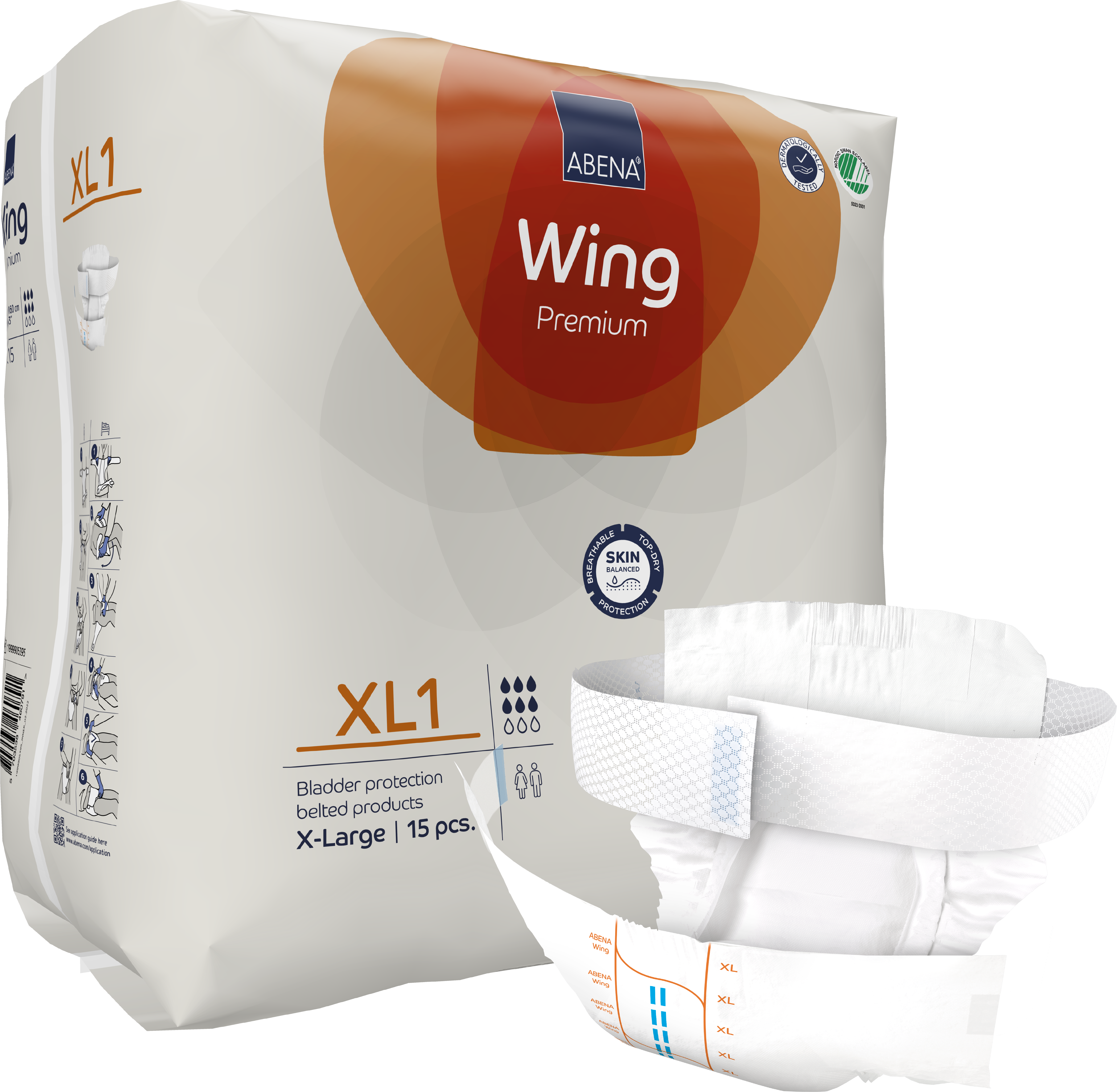 Bleie belte Abena Wing Premium XL1