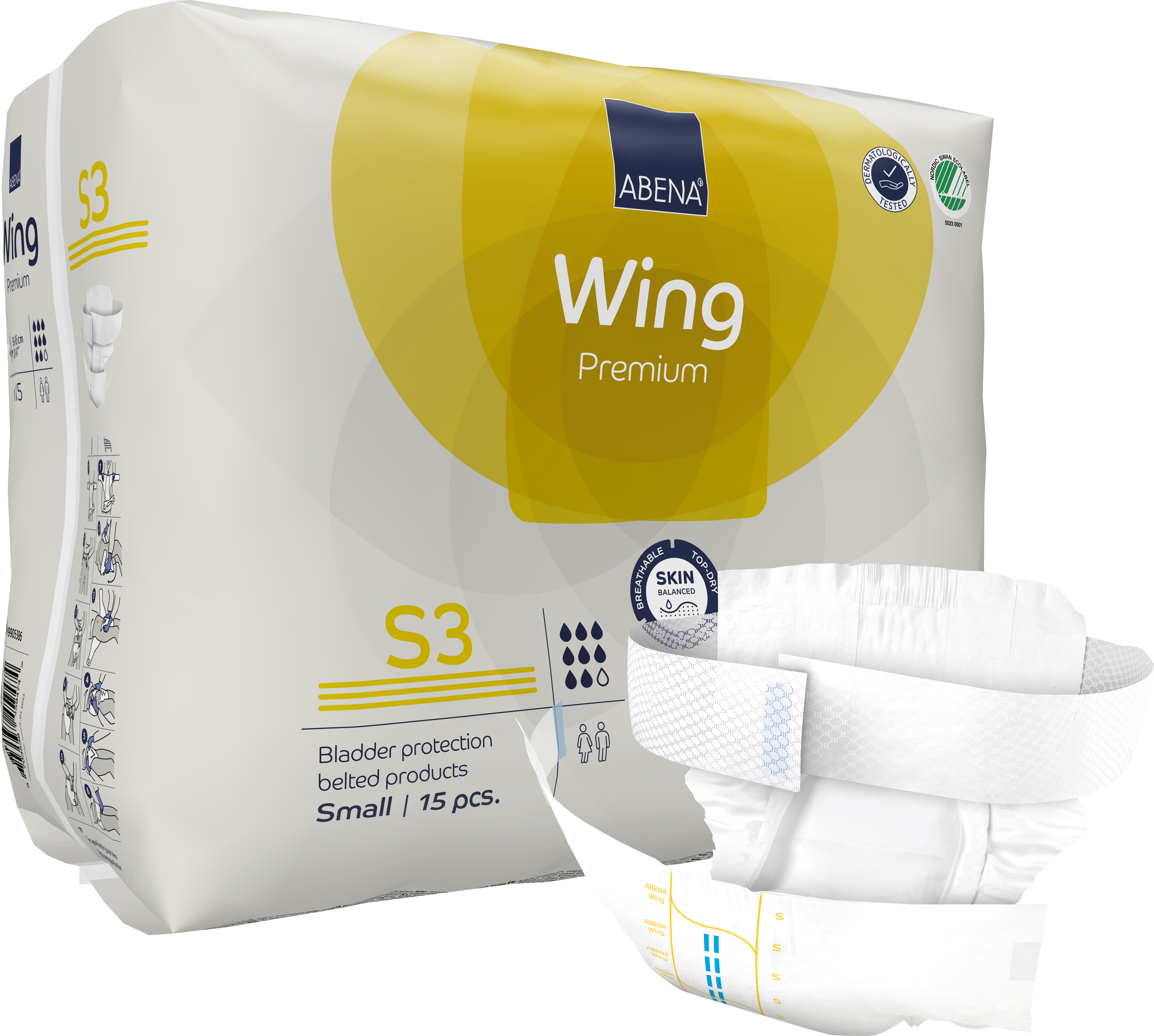 Bleie belte Abena Wing Premium S3