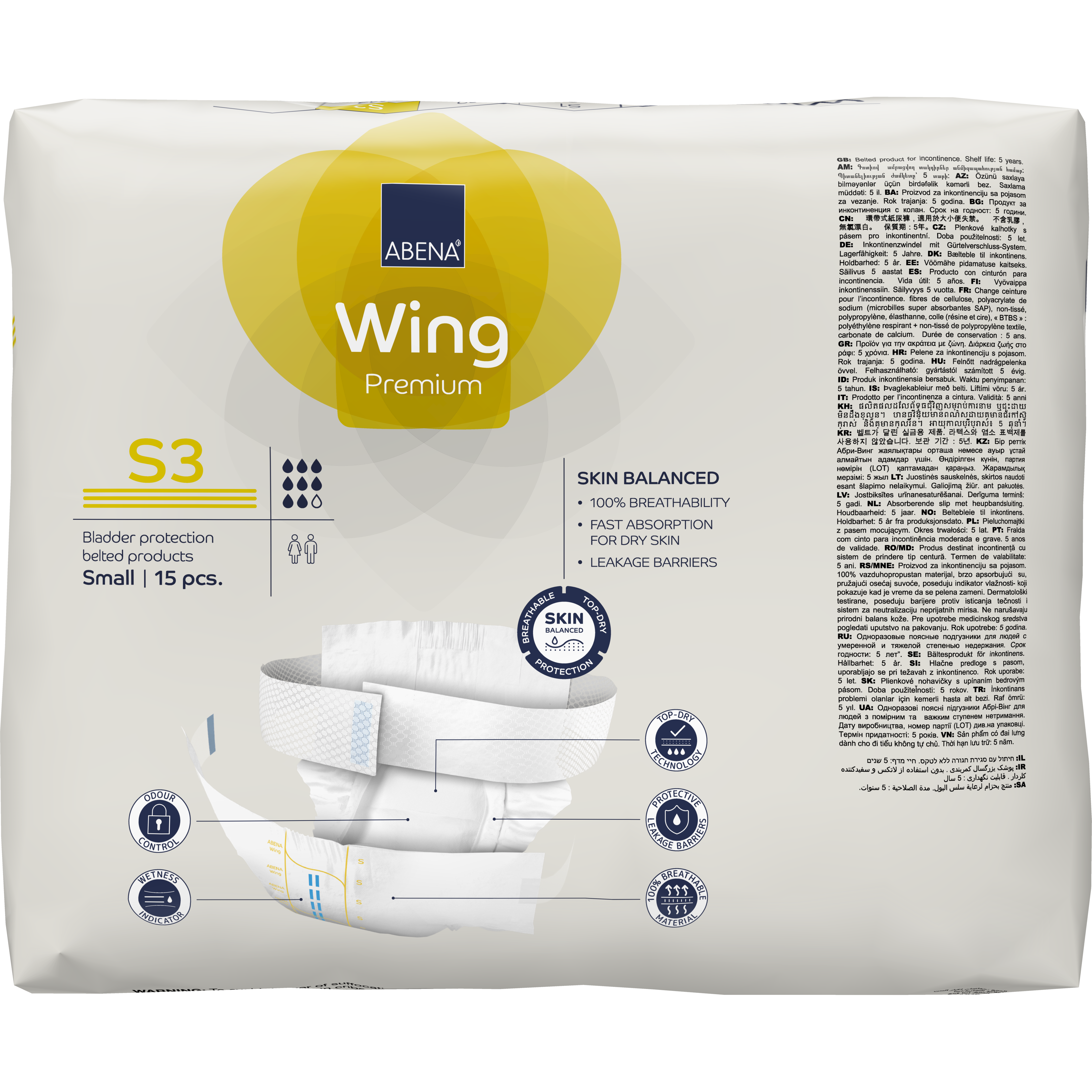 Bleie belte Abena Wing Premium S3