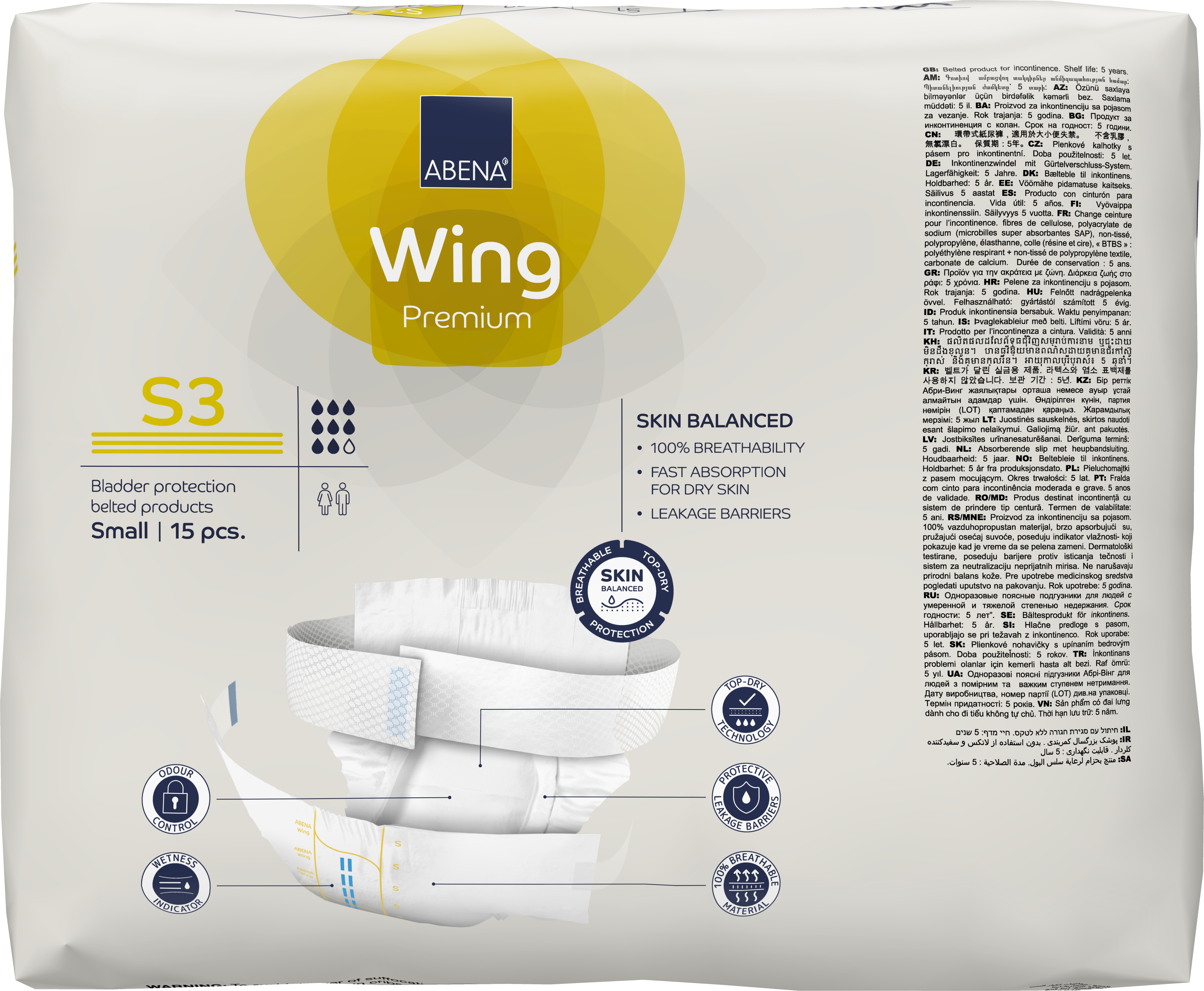 Bleie belte Abena Wing Premium S3