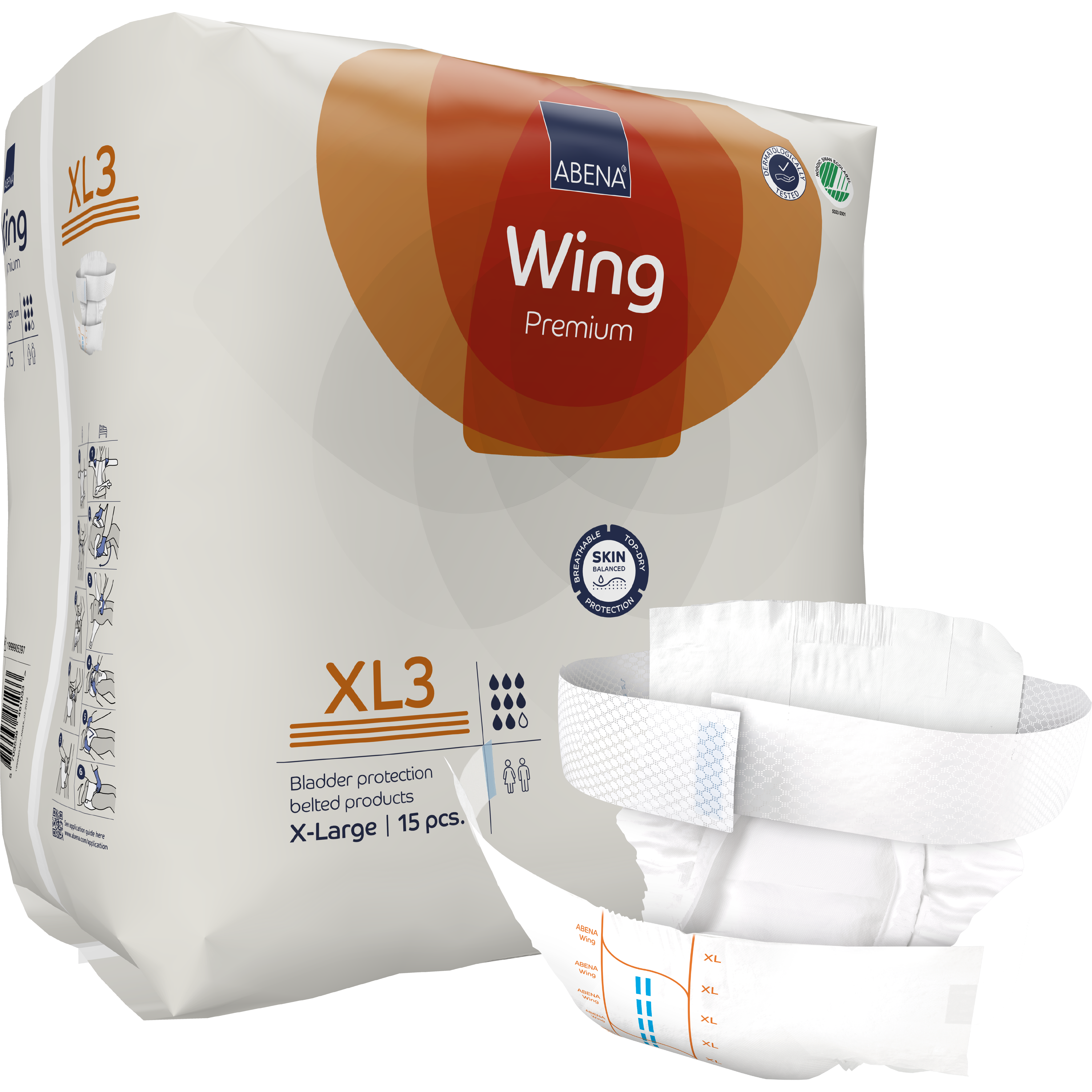 Bleie belte Abena Wing Premium XL3