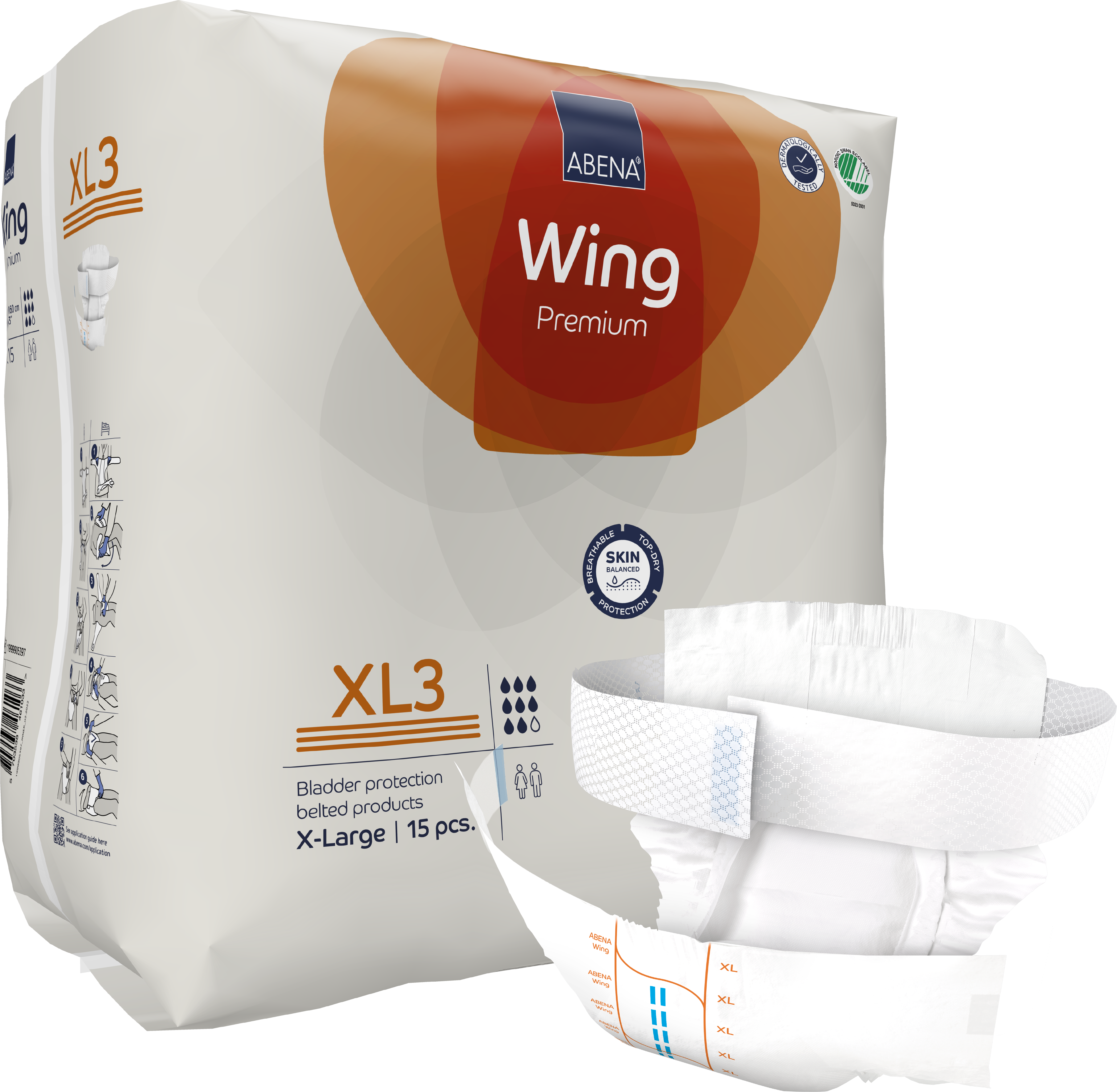 Bleie belte Abena Wing Premium XL3