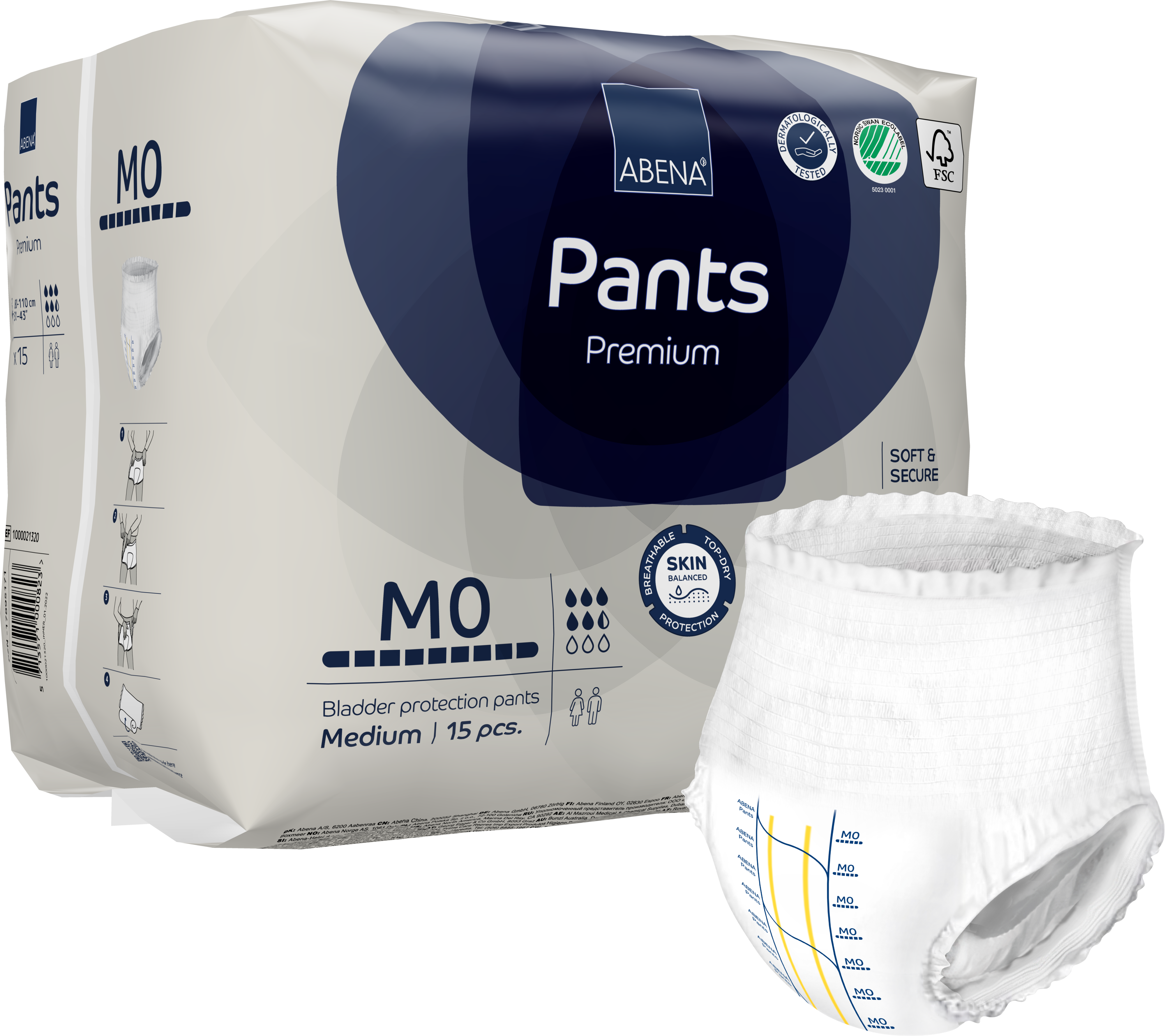 Bleie Abena Pants M0 blå