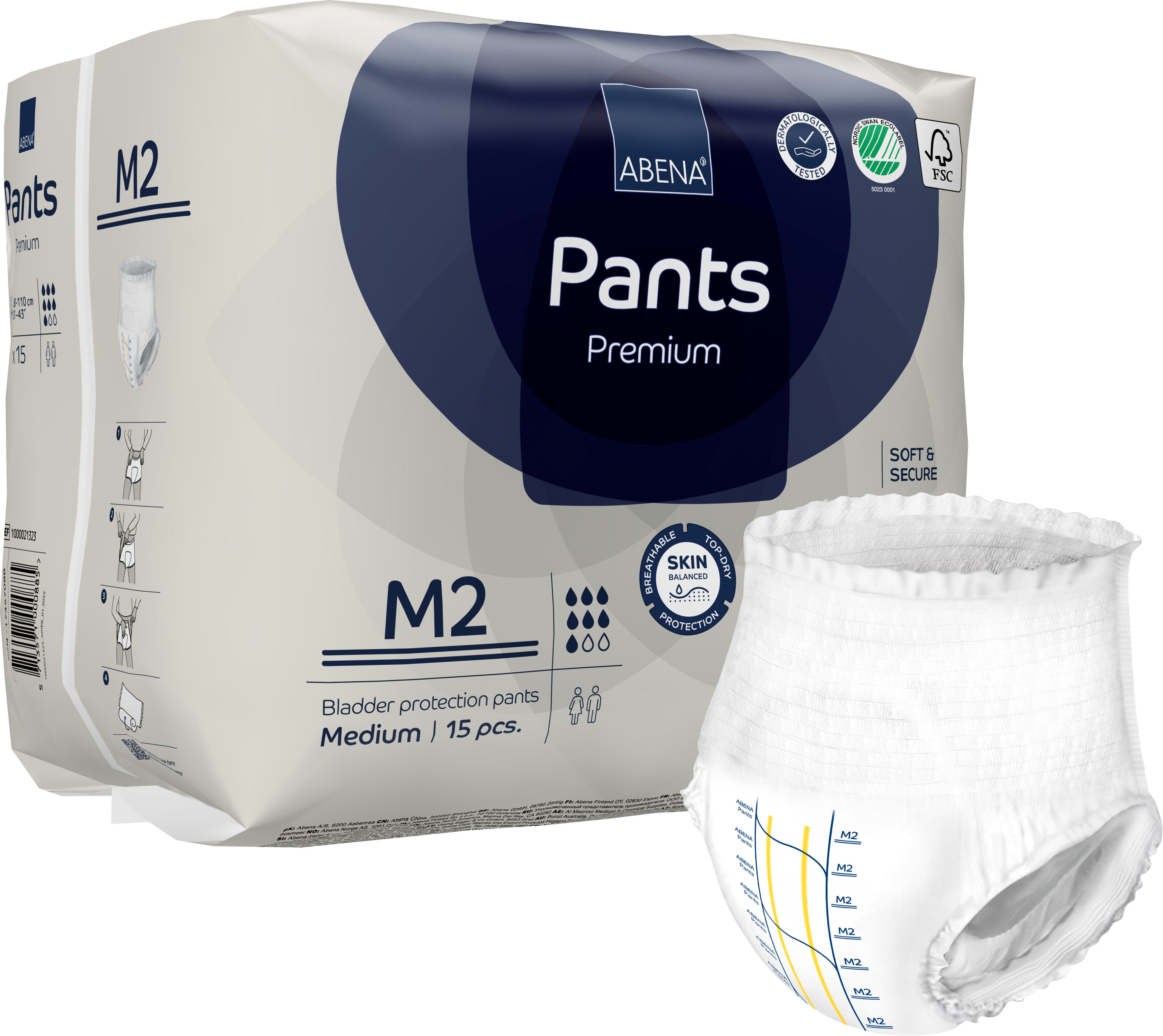 Bleie Abena Pants M2 blå