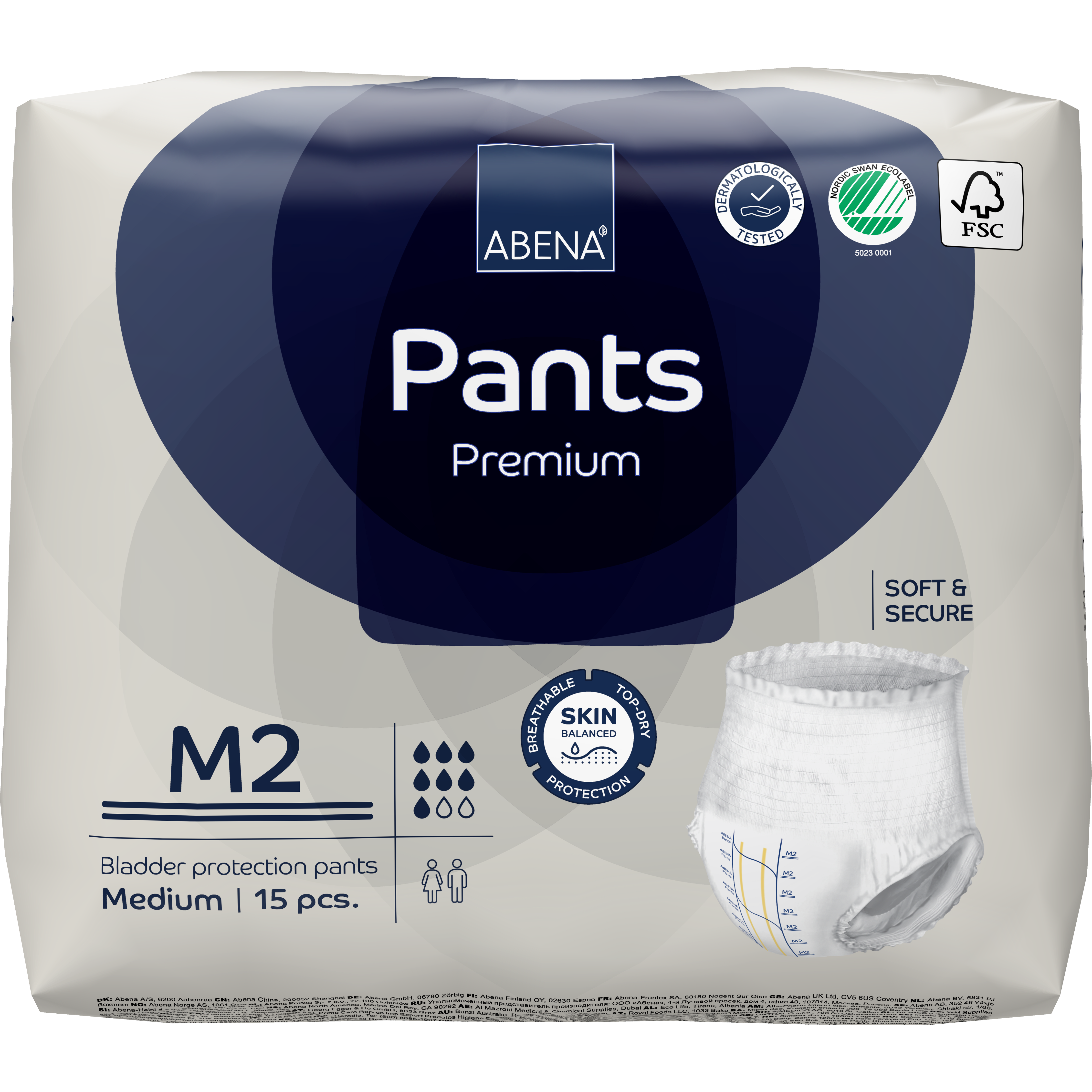 Bleie Abena Pants M2 blå