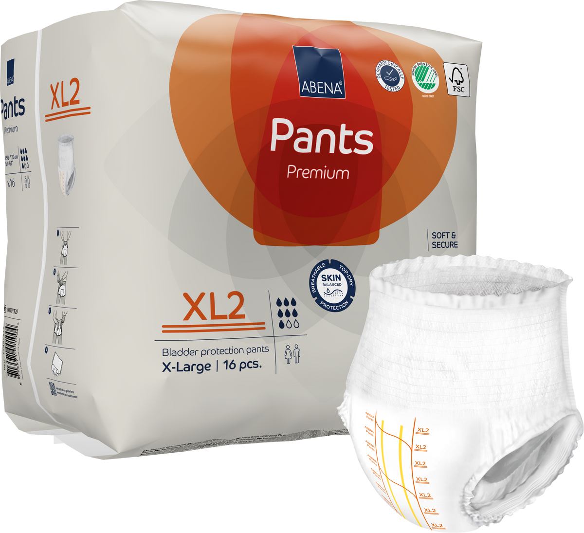 Bleie Abena Pants XL2 oransje