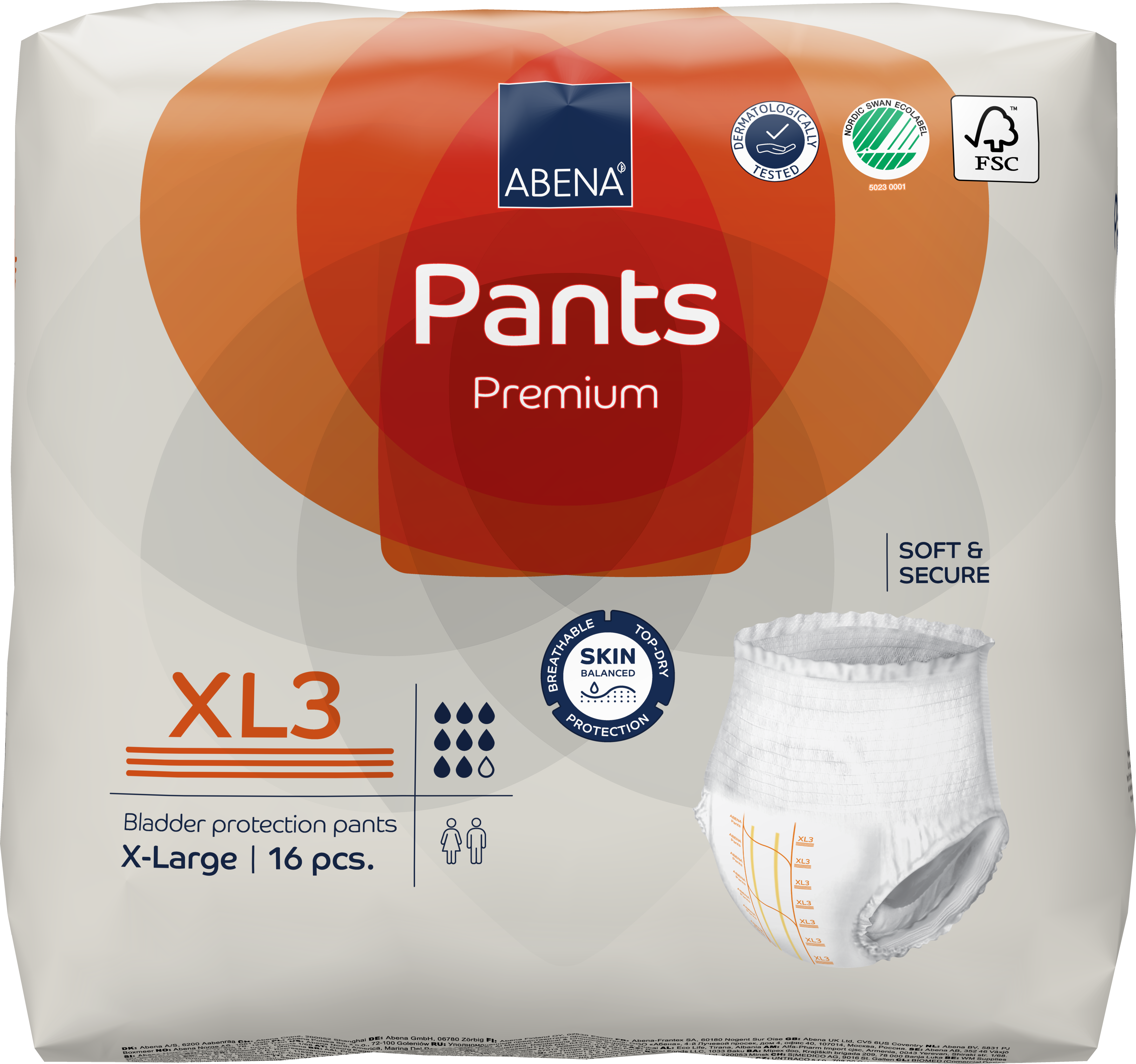 Bleie Abena Pants XL3 oransje