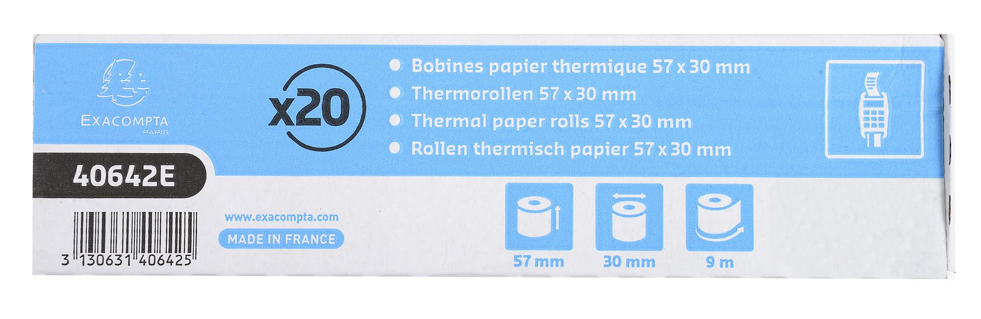 Termorull BPA-fri 57xØ30x12mm 55g 9m