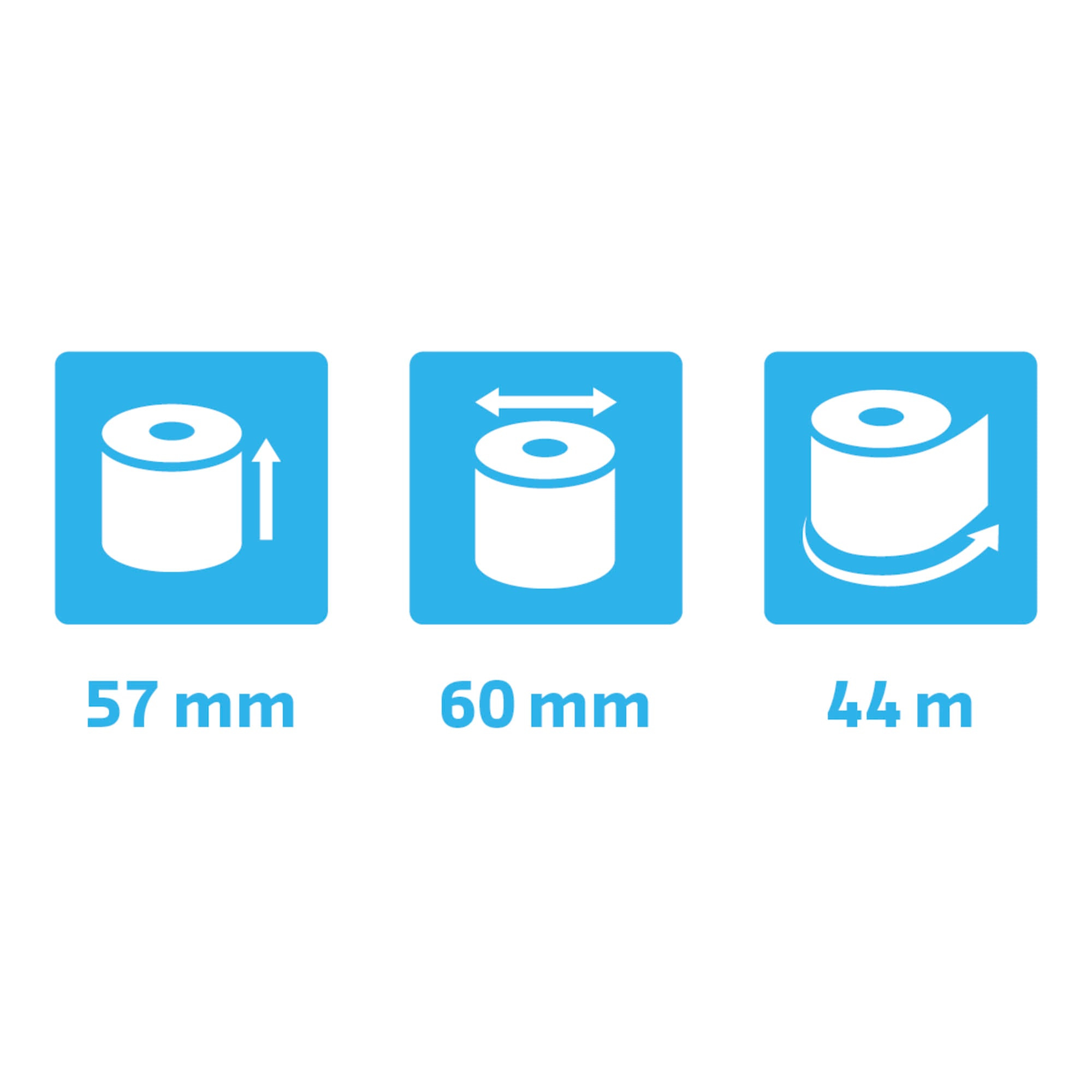 Termorull BPA-fri 57xØ60x12mm 55g 44m