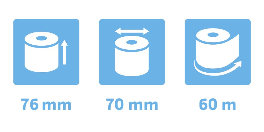 Termorull BPA-fri 76xØ70x12 55g 60m