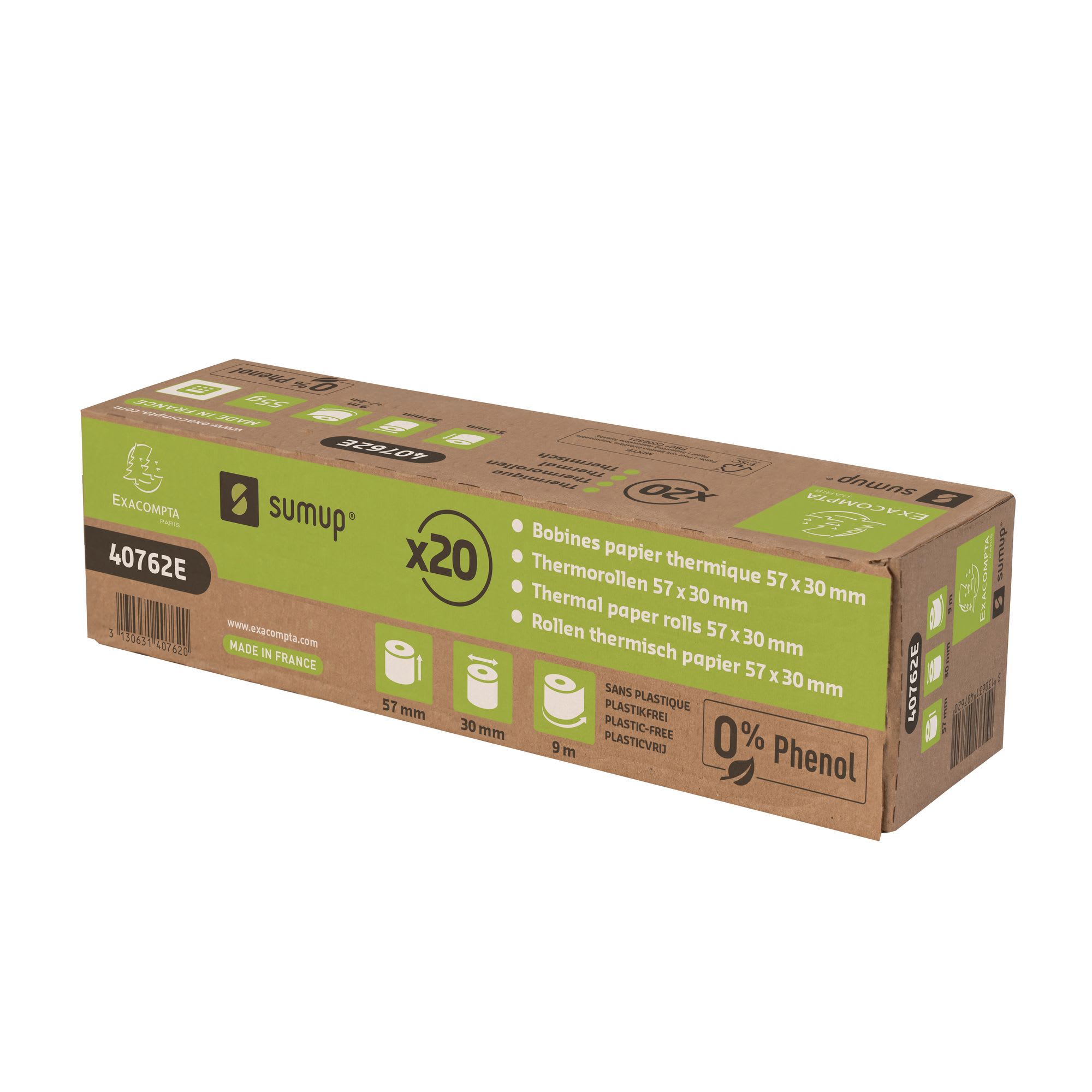 Termorull Fenolfri 57xØ30mm 55g 9m SumUp