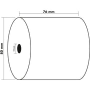 Kvitteringsrull 76x80x12mm 60g 50m