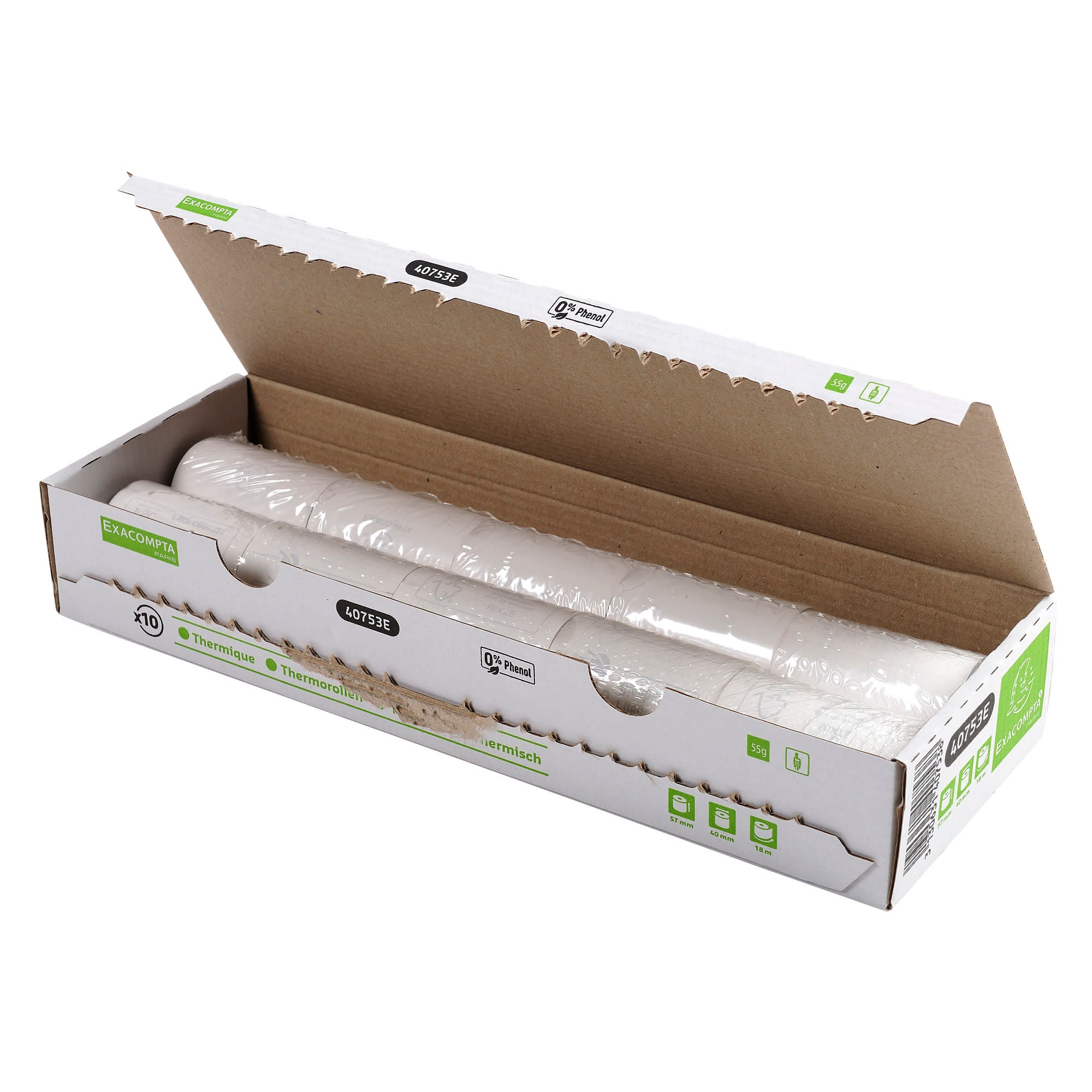 Termorull Fenolfri 57xØ40mm 55g 18m