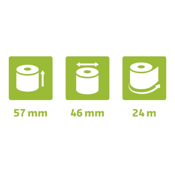 Termorull Fenolfri 57xØ46mm 55g 24m