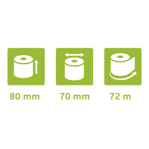 Termorull Fenolfri 80xØ70mm 48g 72m