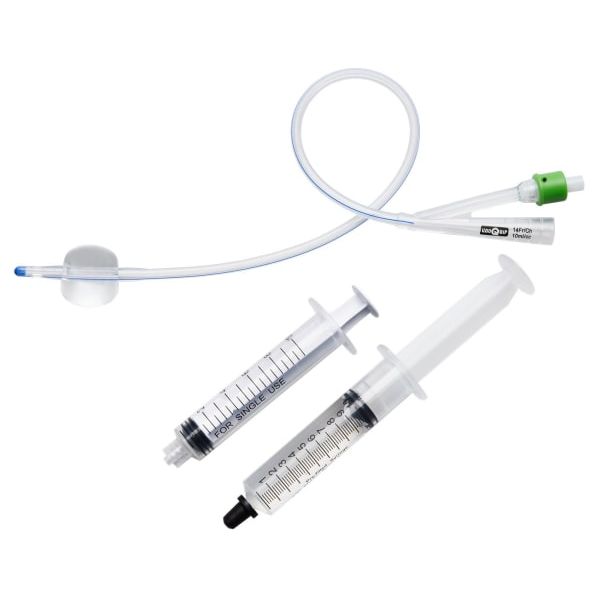 Kateter Care silikon prefylt 40cm ch12