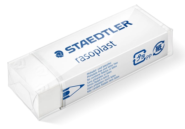 Viskelær Staedtler Rasoplast 65x23x13mm