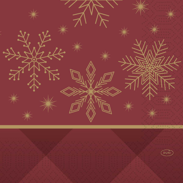 Serv. 3lags 33cm Rhombus Bordeaux