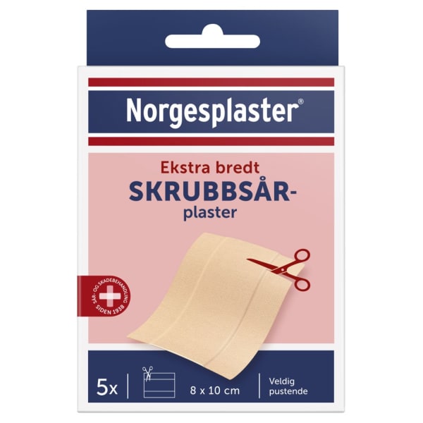Skrubbsårplaster 8x 10cm
