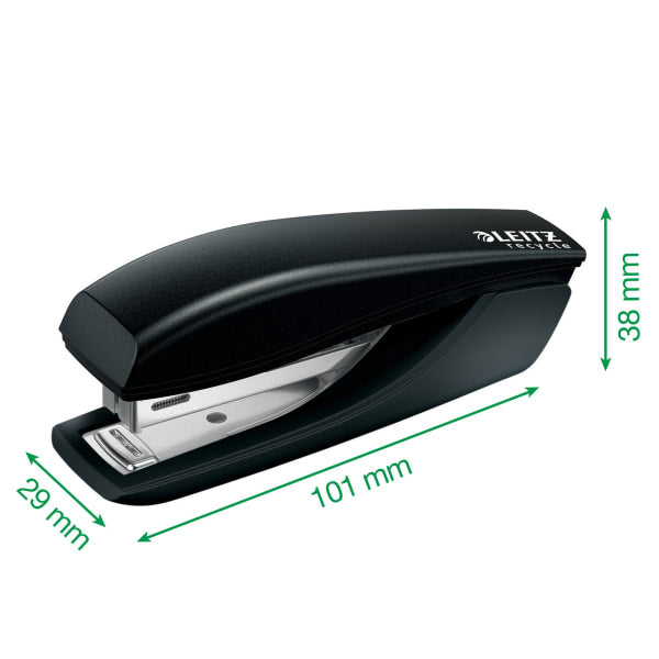 Stiftemaskin Leitz Recycle 10 ark Sort