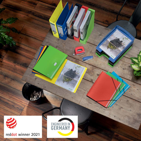 Stiftemaskin Leitz Recycle 30 ark Blå