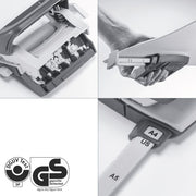 Hullemaskin Leitz Recycle 2h/10 ark Blå