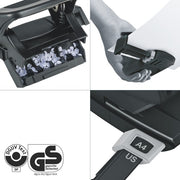 Hullemaskin Leitz Recycle 2h/10 ark Sort