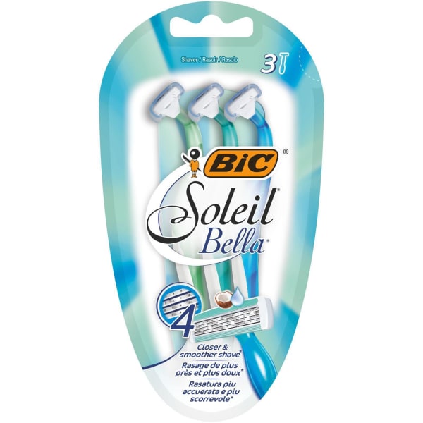 Barberhøvel BIC Soleil Bella 3pk