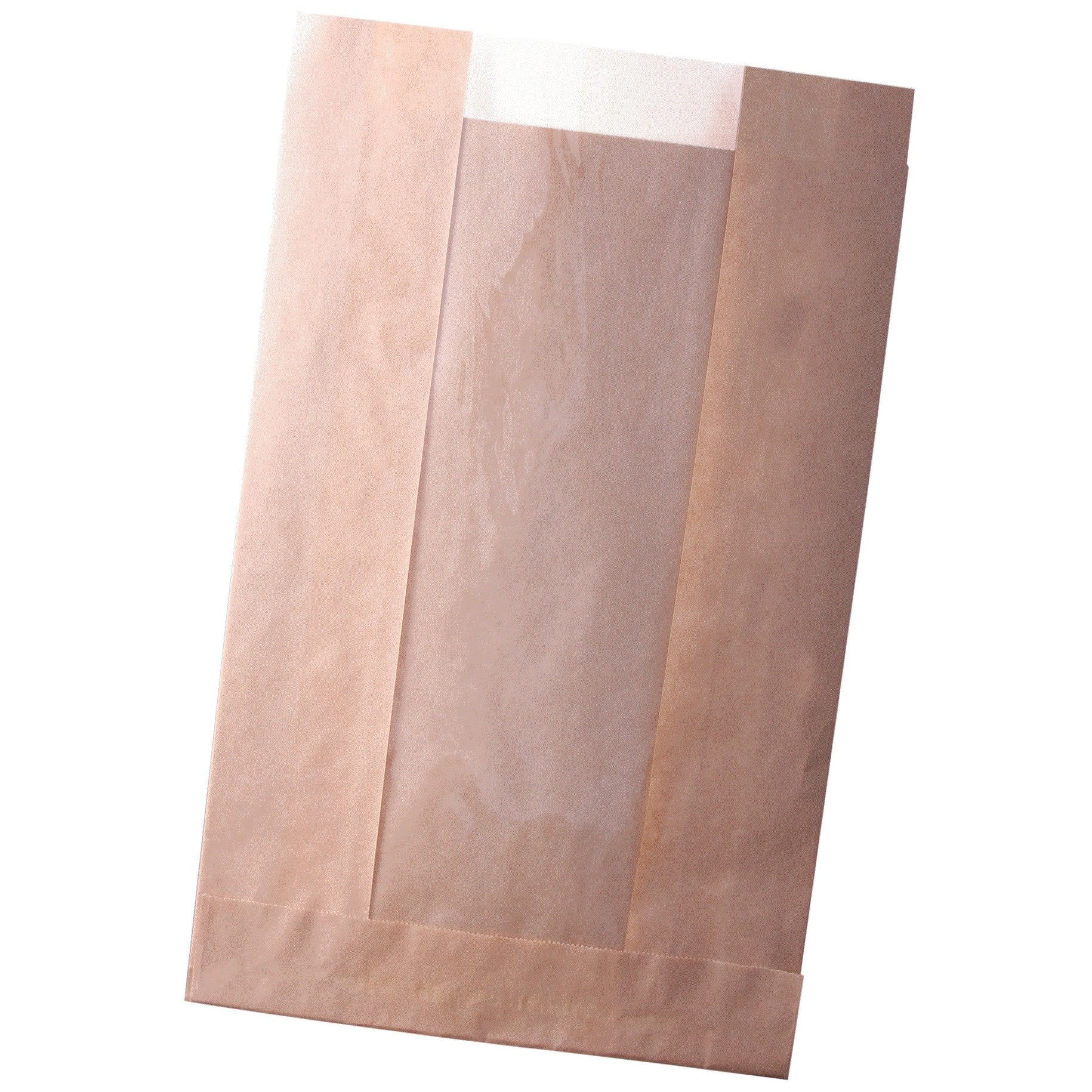 Pose baker brun 2kg m/vindu - 1000 stk