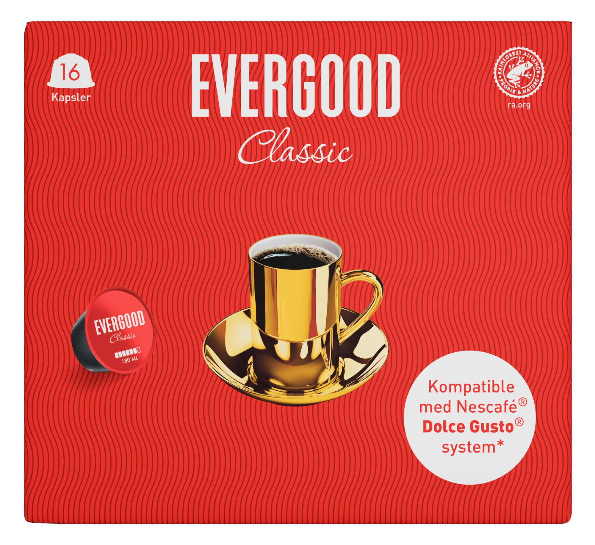 Evergood Classic Kaffekapsel 16stk