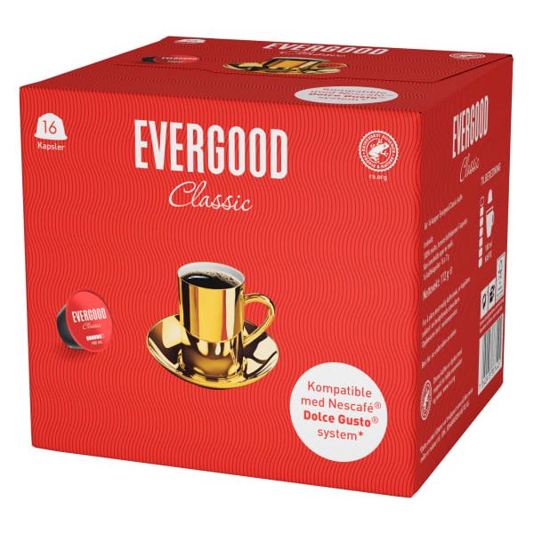 Evergood Classic Kaffekapsel 16stk