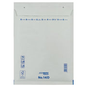 Boblekonvolutt 14/D W4 200x275mm Hvit