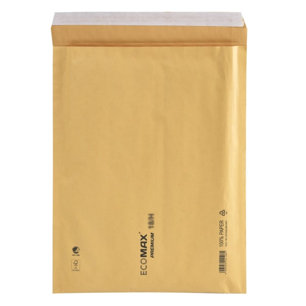 Konvolutt polstret 12/B 120x215mm Brun