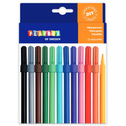 Tusj Fiber-tupp tynne 12 farger/stk