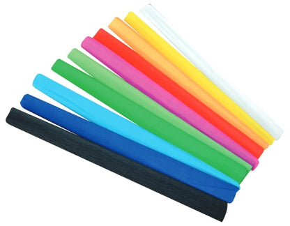 Kreppapir 50x200cm, 10 farger/stk