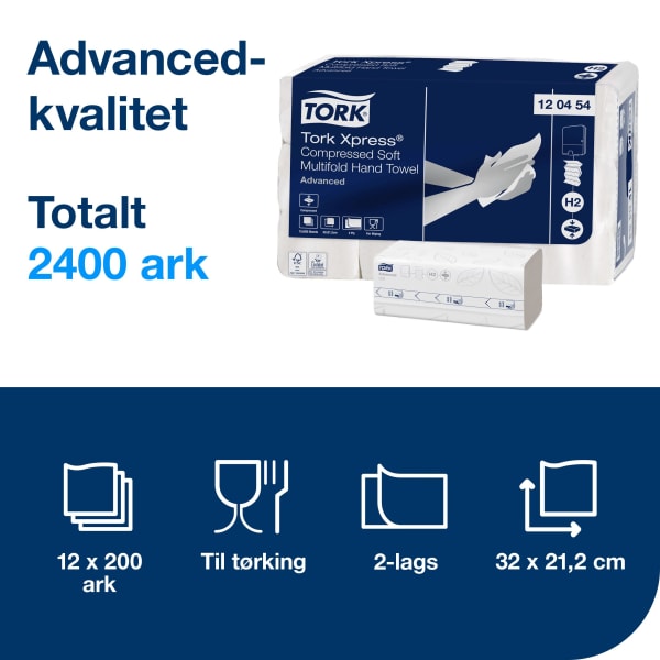 Håndtørk H2 Xpress Advanced komp. M