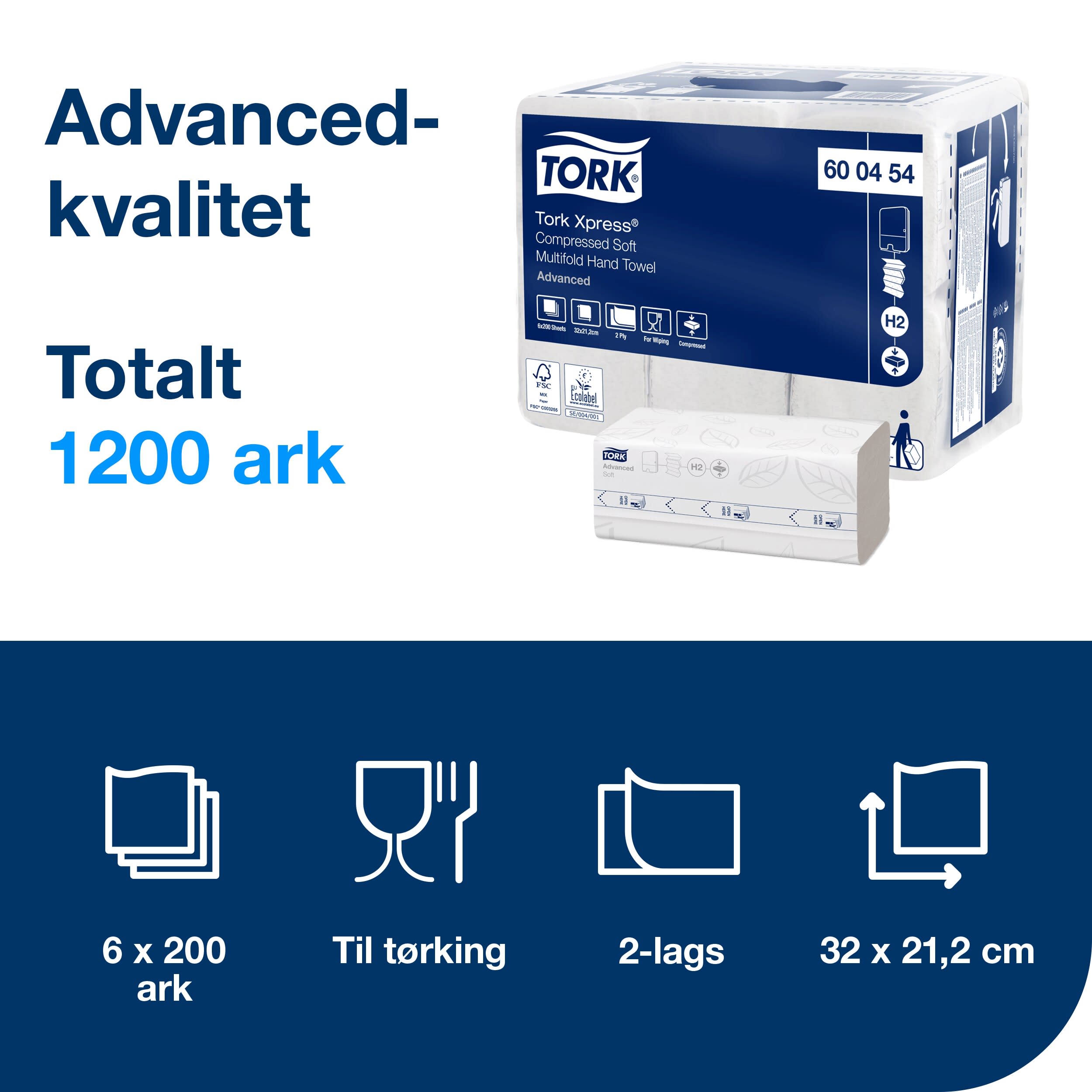 Håndtørk H2 Xpress Advanced komp. Z
