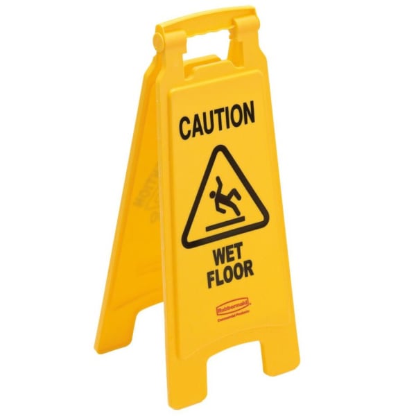Varselskilt"Caution - Wet floor"