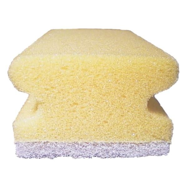 Svamp gul/hvit u/slipemiddel 7,5x15cm