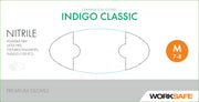Hanske nitril Worksafe Indigo Classic S