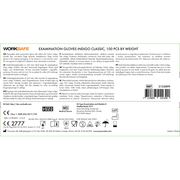 Hanske nitril Worksafe Indigo Classic M