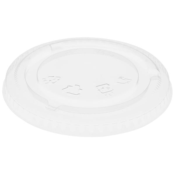 Flatt lokk u/kryss 27/36cl Crystal rPet