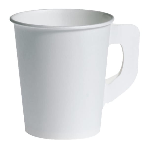 Beger papp 17,5/20cl hvit m/hank