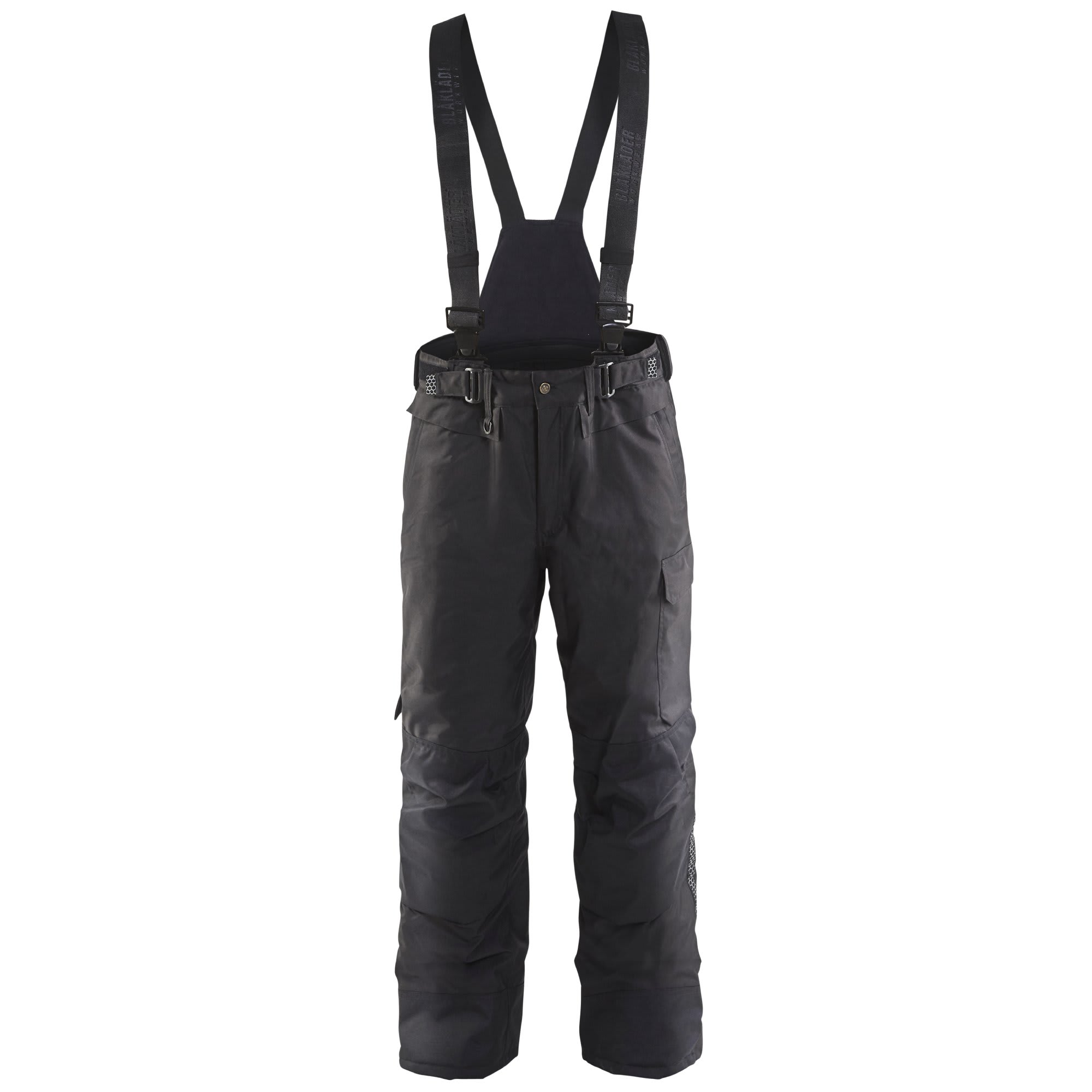 Bukse vinter m/avtagbare seler sort 2XL