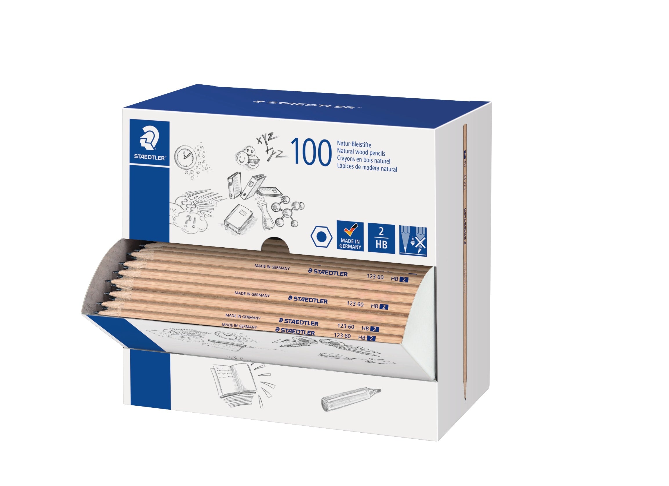 Blyant Staedtler natur HB 100 stk/esk